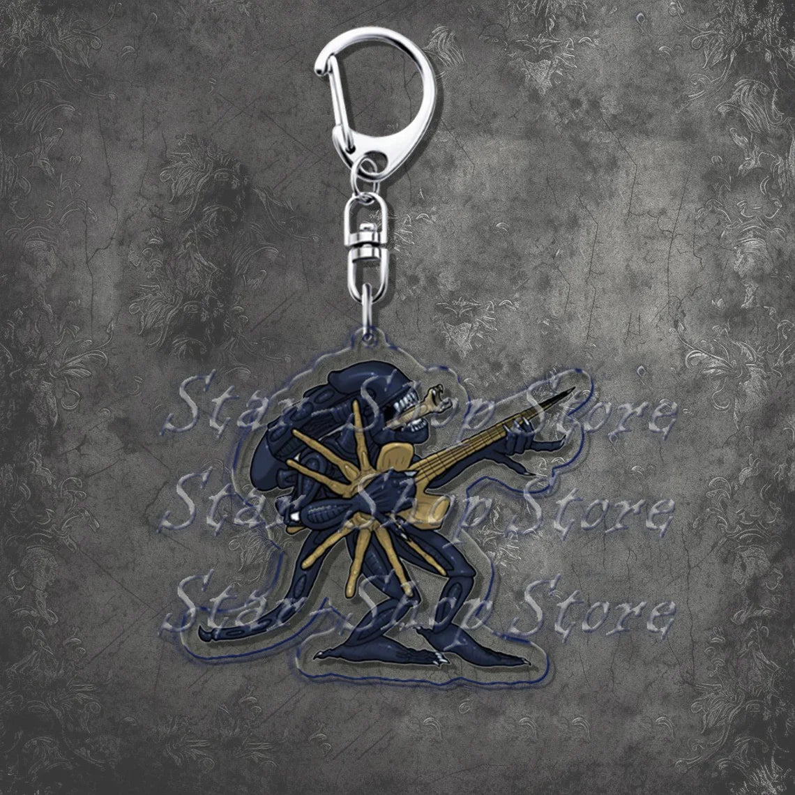 Awesome Alien Keychains—Backpack Keychain Charms Ripley Key Rings | Resurrection, Prometheus, Covenant, Predator, Requiem, Romulus, Earth