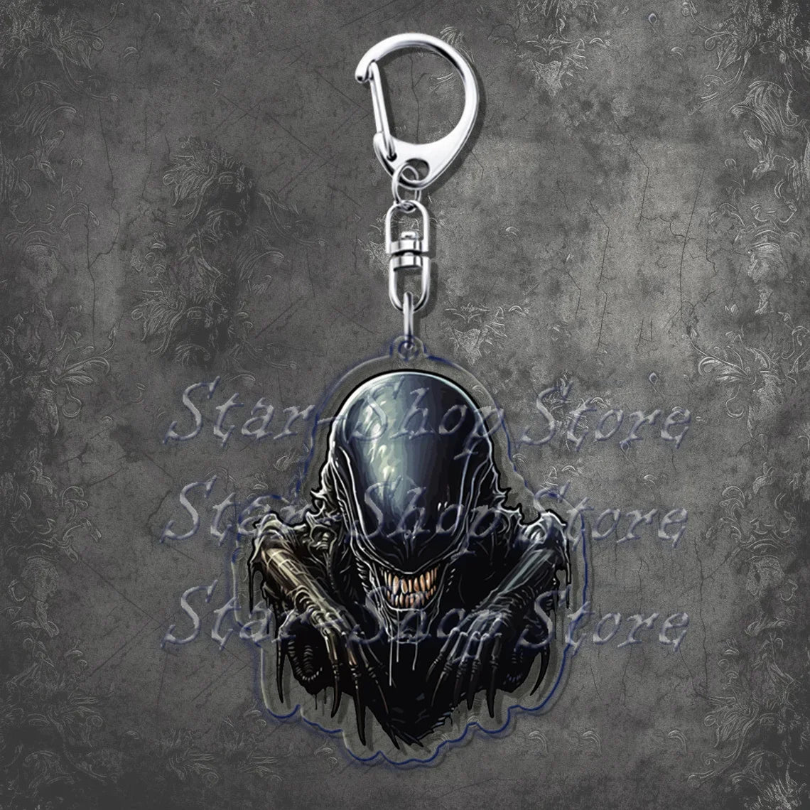 Awesome Alien Keychains—Backpack Keychain Charms Ripley Key Rings | Resurrection, Prometheus, Covenant, Predator, Requiem, Romulus, Earth