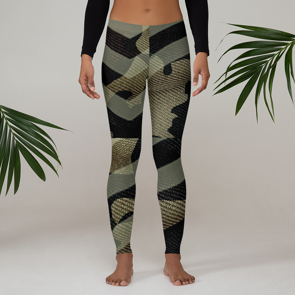 Scars & Stripes Leggings by Bust-Down Brave Body Designs