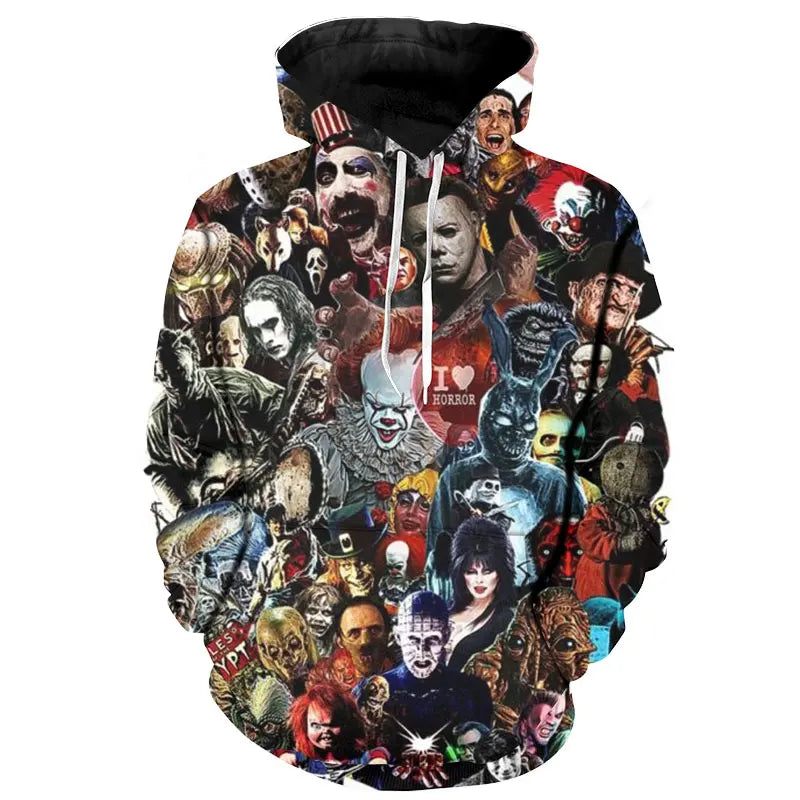 Horror Hoodies | Slasher All-Star Villain Elite Pullover