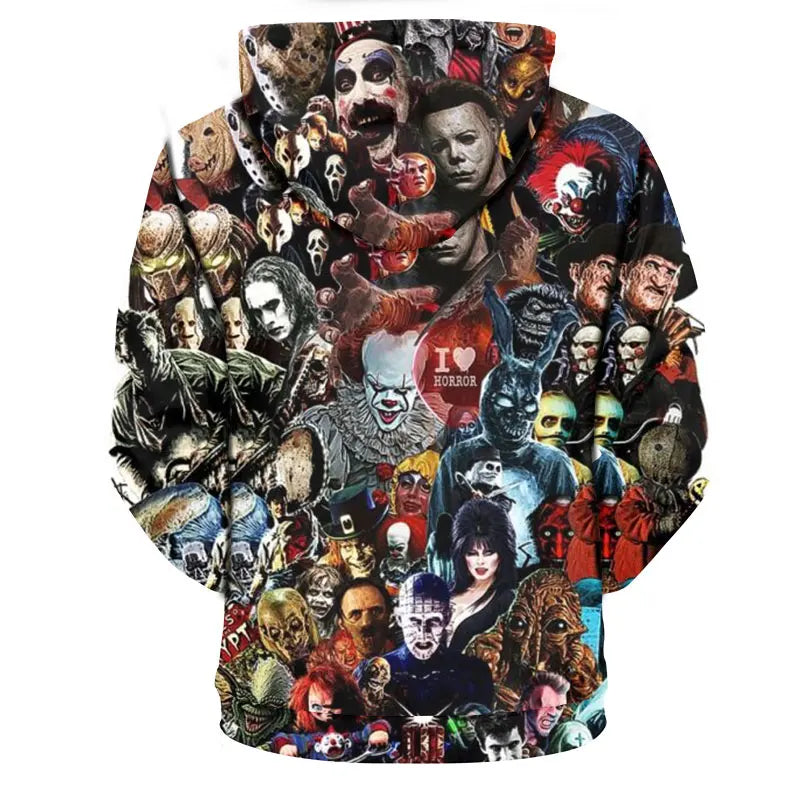 Horror Hoodies | Slasher All-Star Villain Elite Pullover