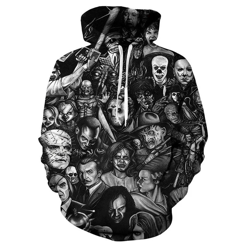 Horror Hoodies | Slasher All-Star Villain Elite Pullover