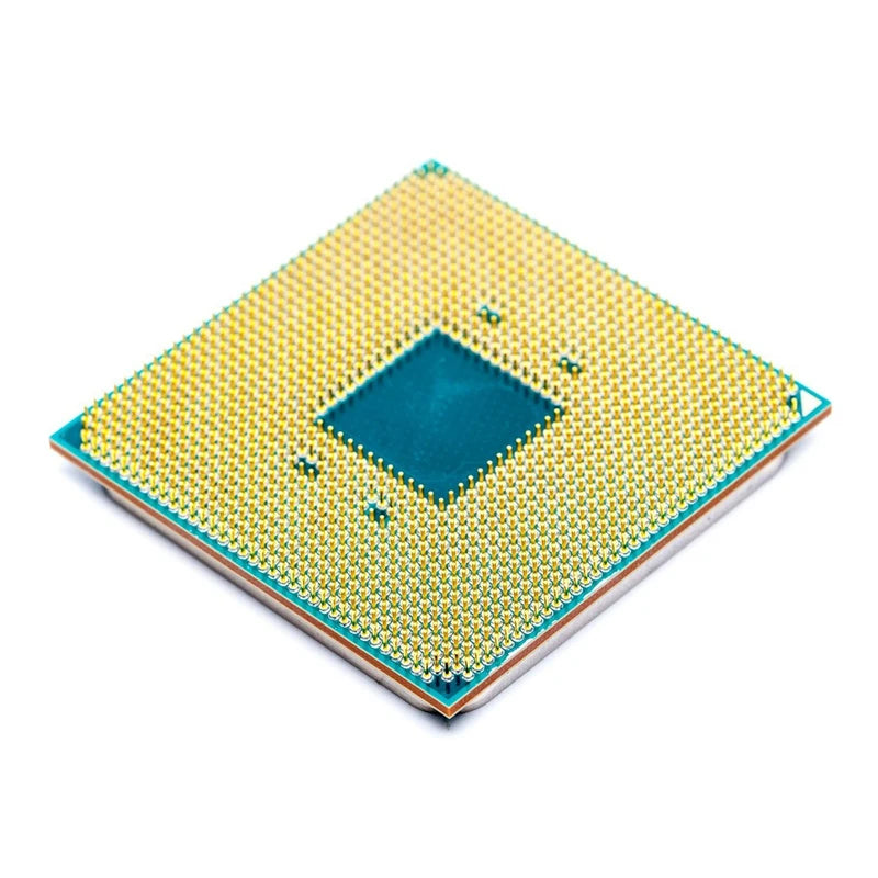Computer processor on a white background