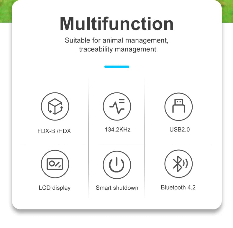Animal ID Chip Reading Wand | Tag Reader for Pets
