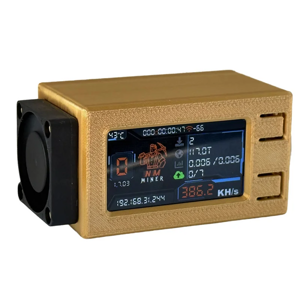 AP-Nerdminer V2 Pro Max: High-Performance 390 KH/s Bitcoin Solo Lottery Miner