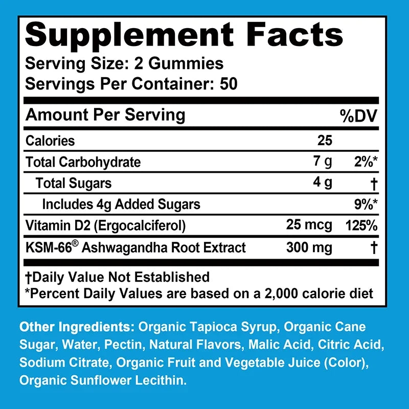 Ashwagandha Gummies: Relax-Restore-Unwind