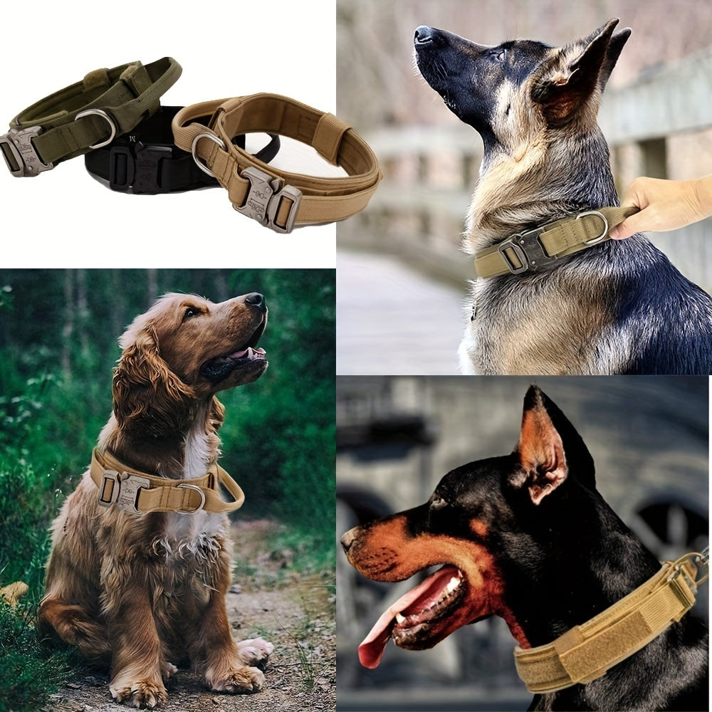 Heavy Duty Multi-Colored Camo Dog Collars for Maximum Canine Comfort & Pet Protection by Happy Hounds Accessories for Our Dear Dogs