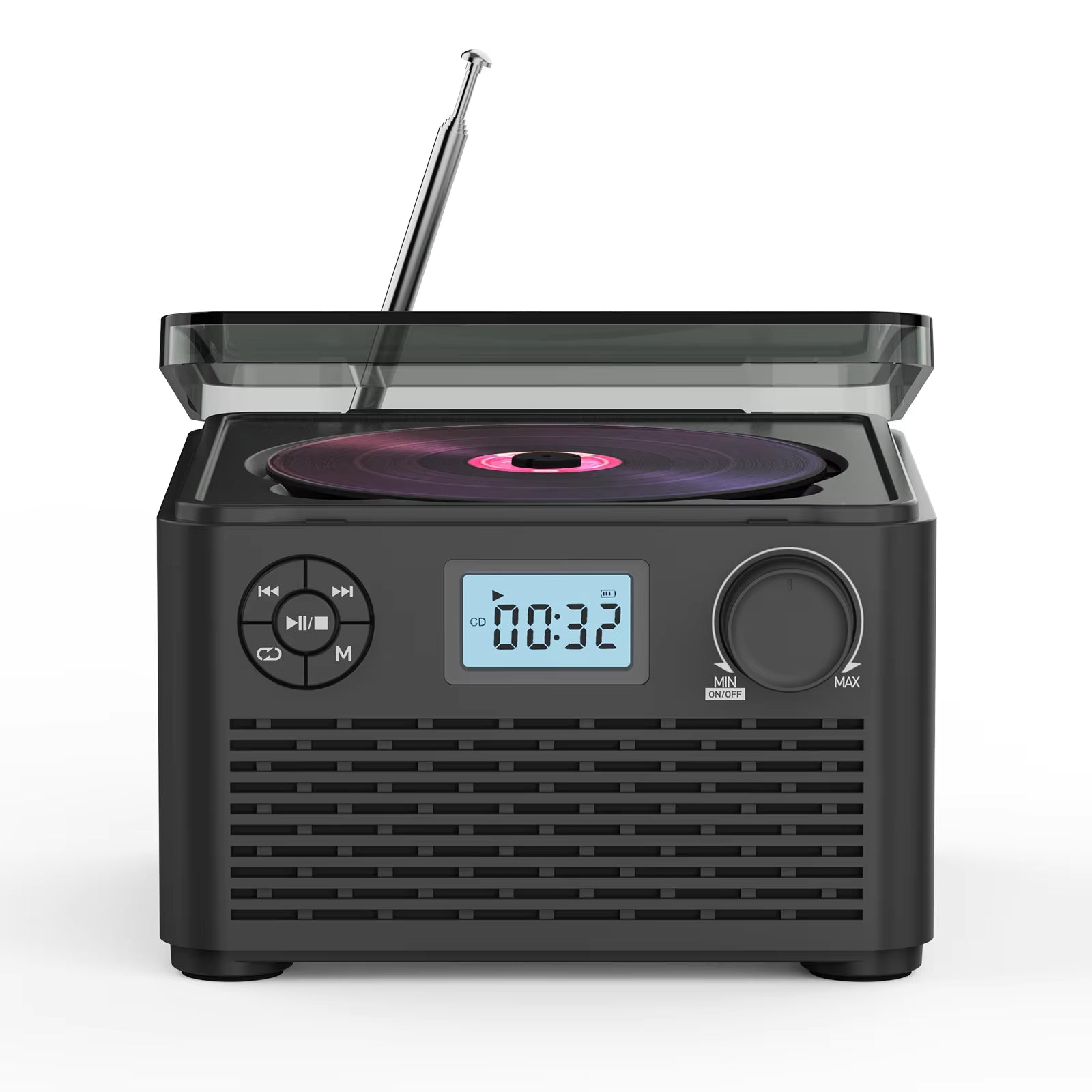 Bluetooth Boombox CD/USB/FM Radio/MP3+ HQ Home & Portable Mega Player