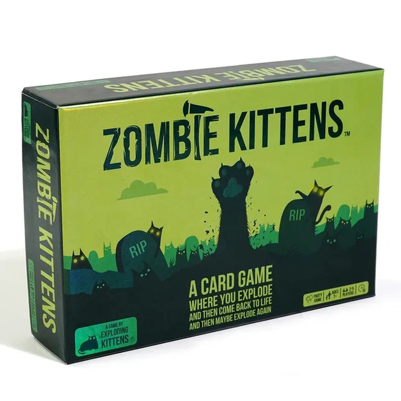 Zombie Kitten Explosion Kitten Family Gathering Board Game Fun Adult and Children'S Toy Card Game Suitable as a Gift