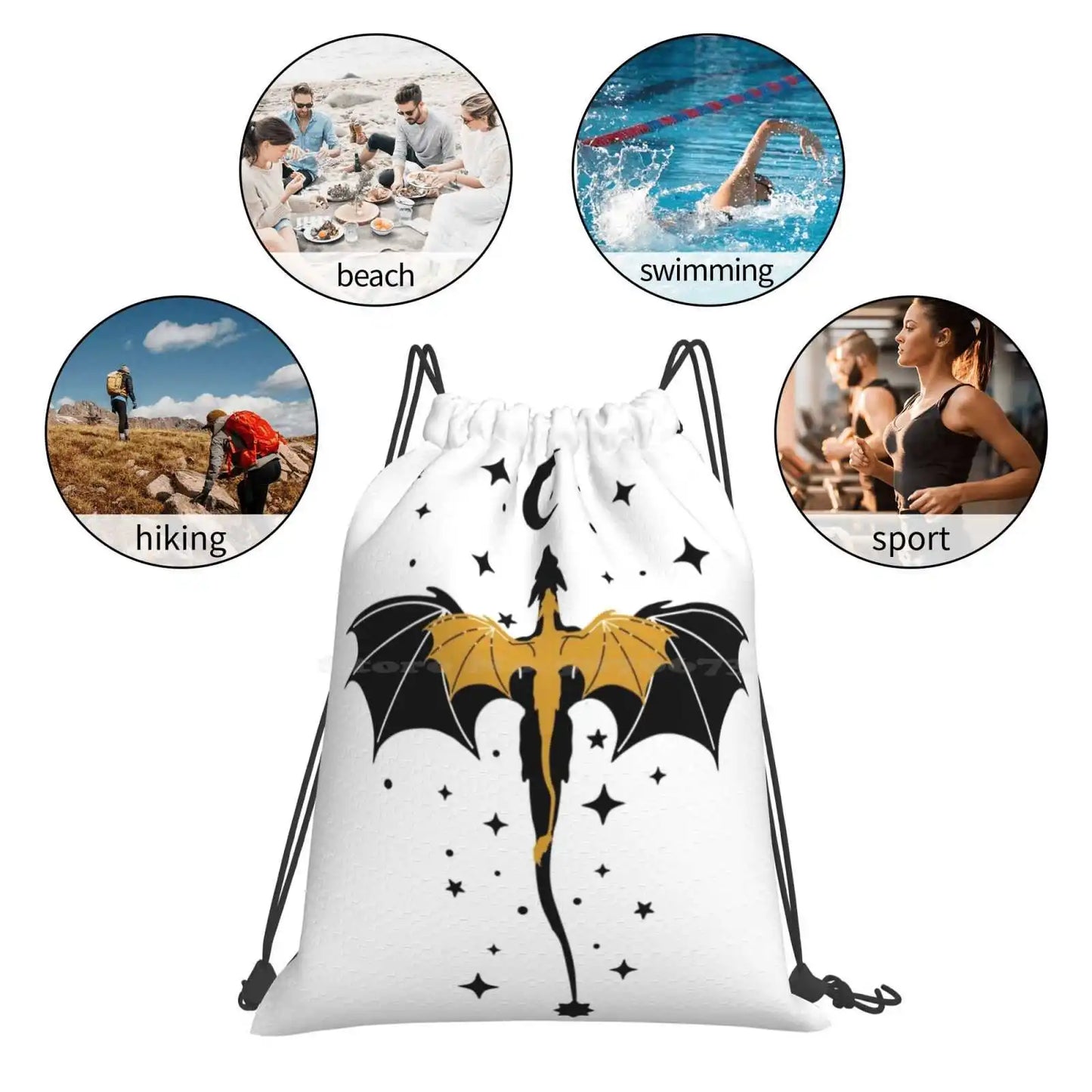 Rebecca Yarros Empyrean Backpacks | Standard & Drawstring Fourth Wing Fashion