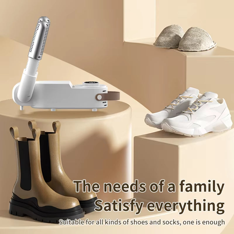 Smart-Timer Shoe-Boot Dry Rack | Sanitizing Quick-Kick Drying Station