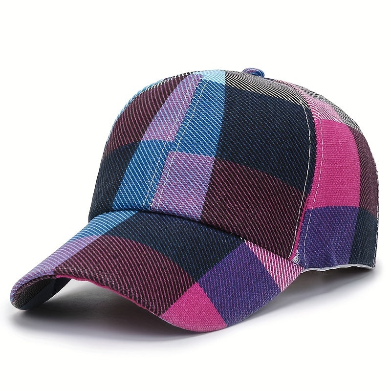 Powerful Patterned Luxury Designer Checkered Clan Cap