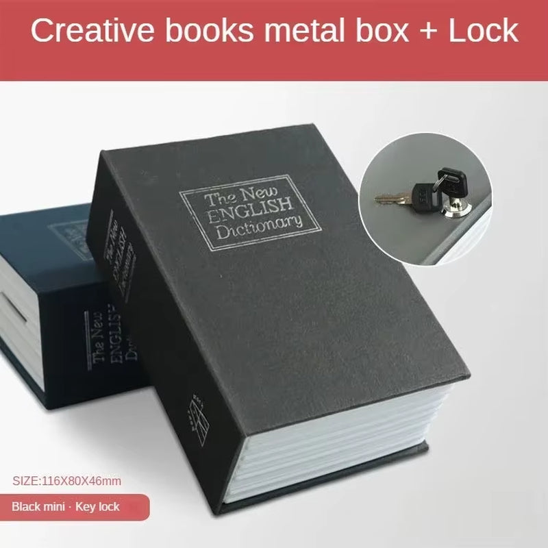 Dictionary Decoy Lock & Key Book Box Stash Spot 