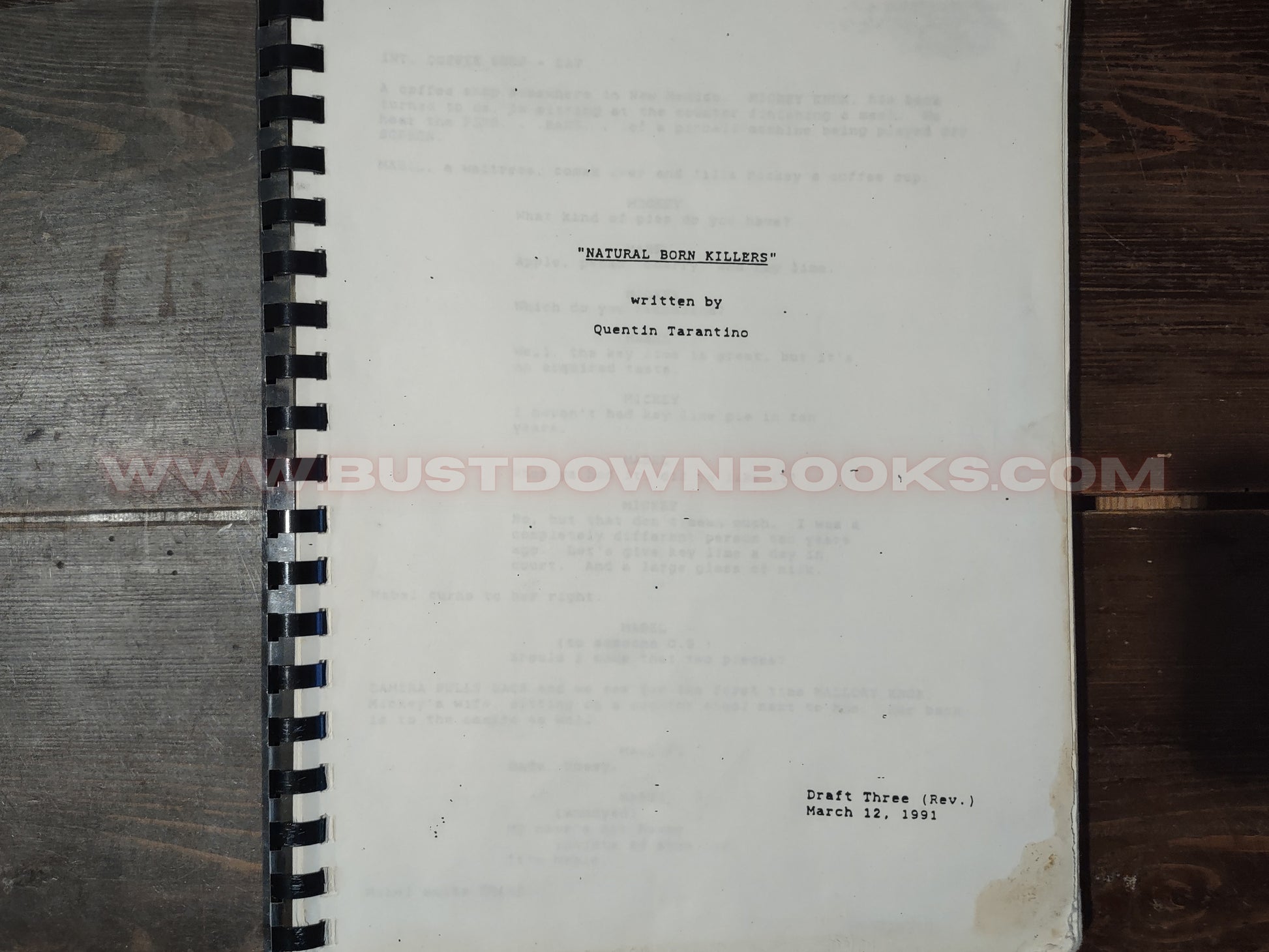 Natural Born Killers: Draft 3 [Rev.] by Quentin Tarantino | March 12, 1991