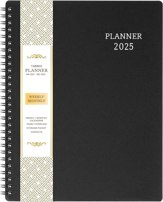 2025 Planner Weekly-Monthly Time Management Schedule