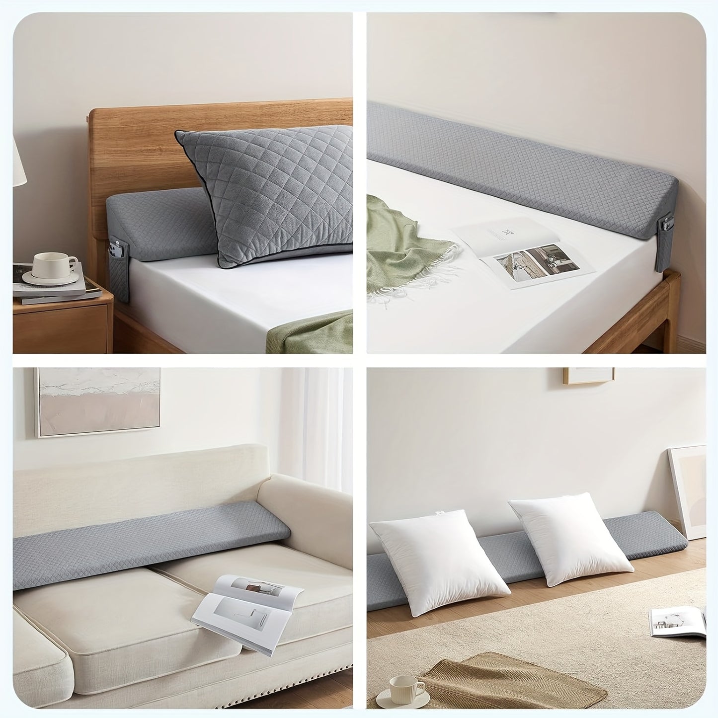 Bed Wedge Pocket Pillow