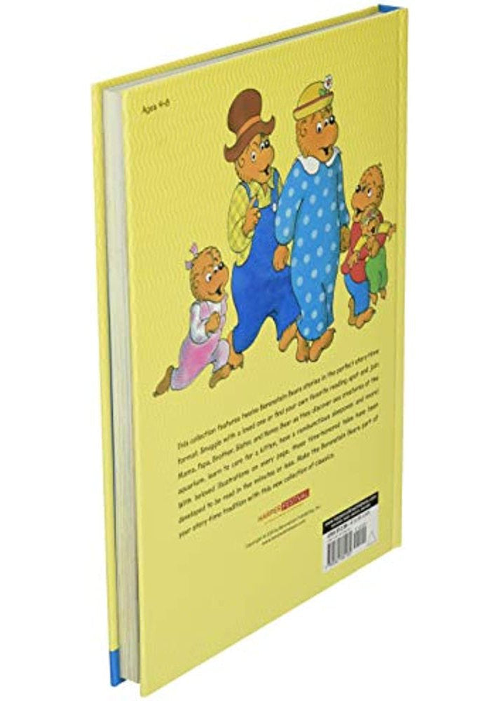 Book back cover, angle view of 'Berenstain Bears: 5-Minute Berenstain Bears Stories' by Jan. Stan and Mike Berenstain.