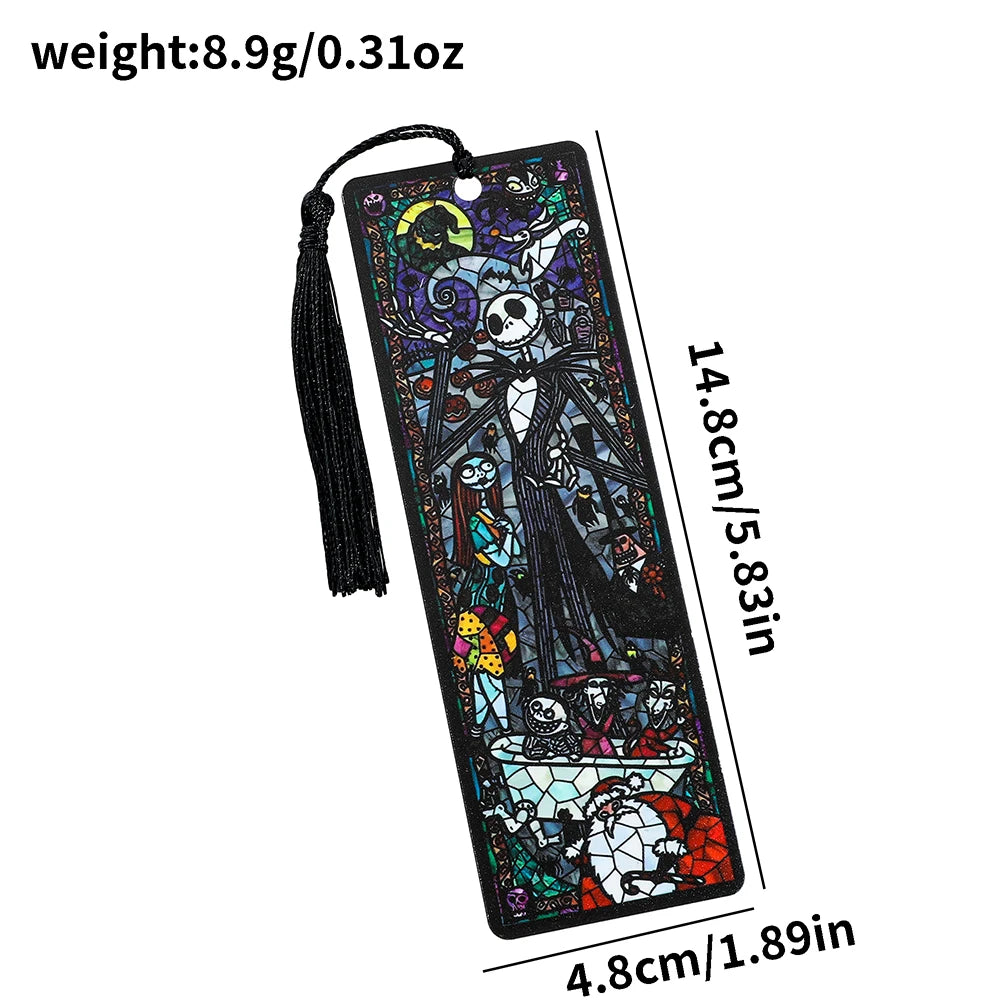 Nightmare Before Christmas Bookmarks with Jack Skellington, Sally, Oogie Boogie & Halloween Town Characters