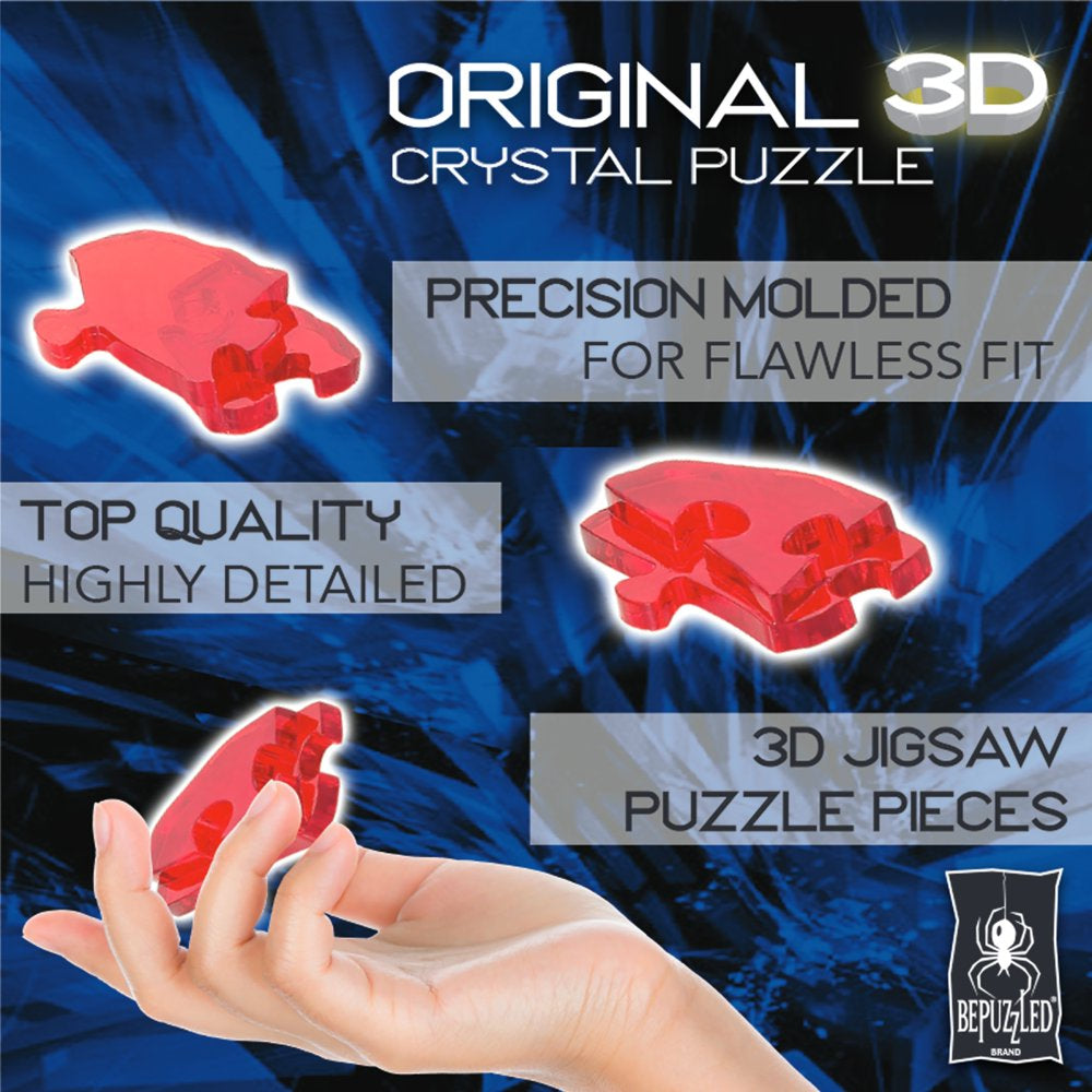 BePuzzled Original 3D Crystal "Lion" Puzzle 