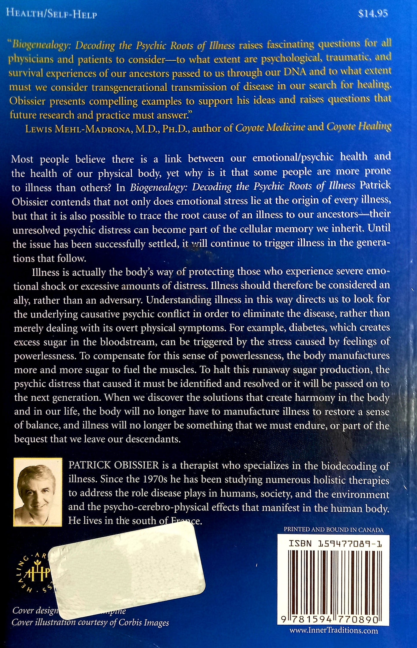 Biogenealogy: Decoding the Psychic Roots of Illness by Patrick Obissier