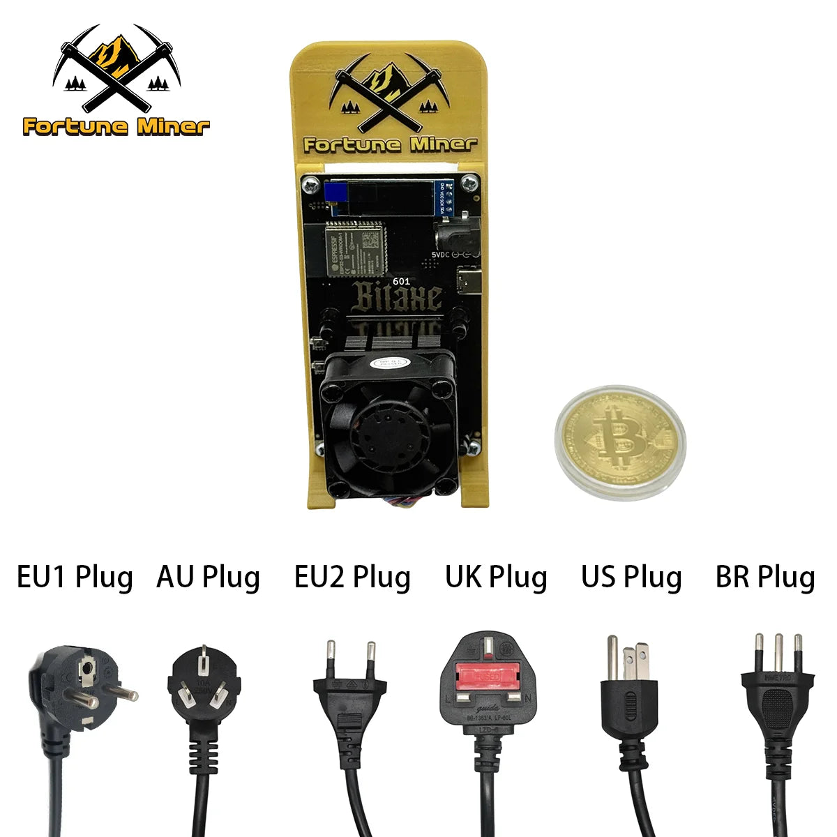 Bitaxe Gamma 601: 1.2 TH/s BTC Solo Lottery Miner with BM1370 ASIC Chip