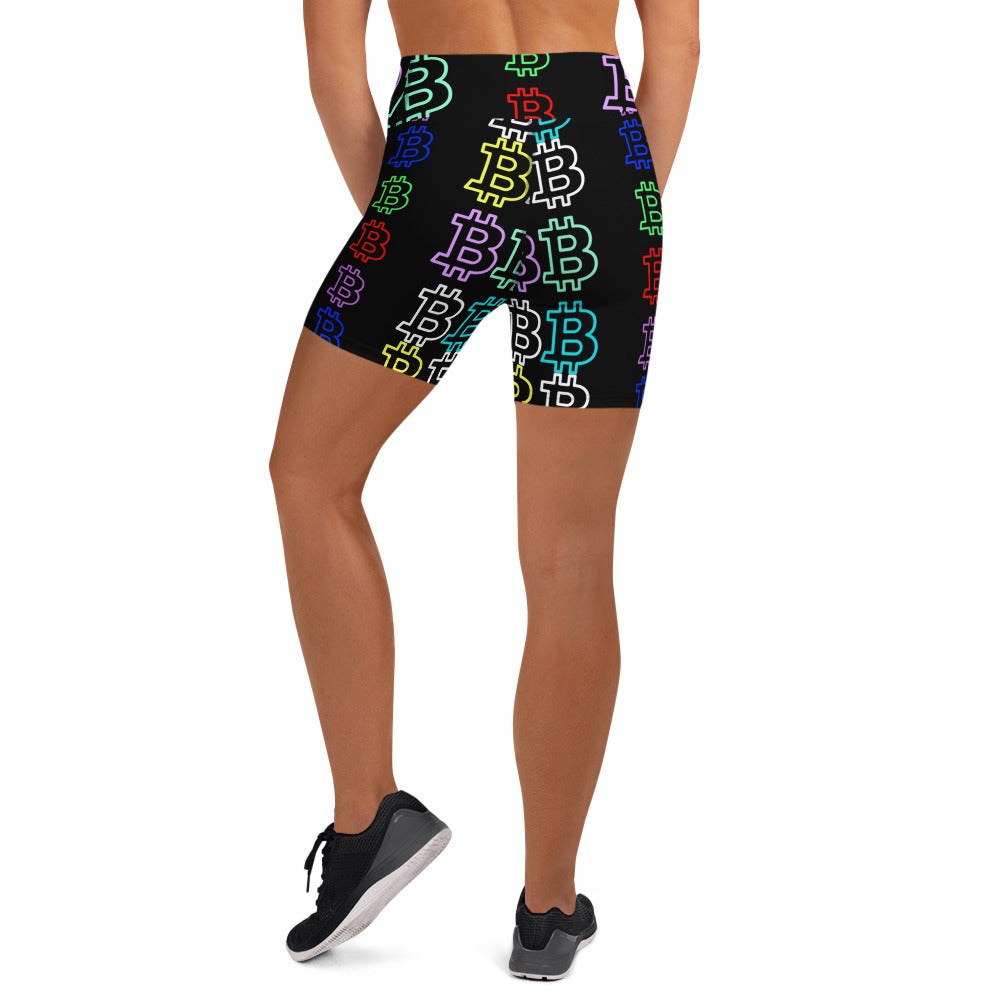 Bitcoin Booty Shorts: Blockchain Yoga Short
