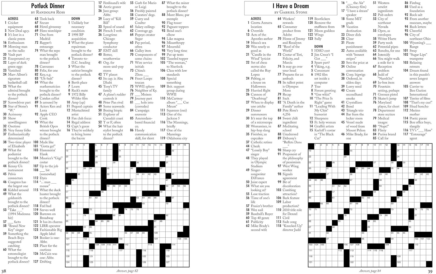 Blue-Chip Sunday Crosswords by The Wall Street Journal
