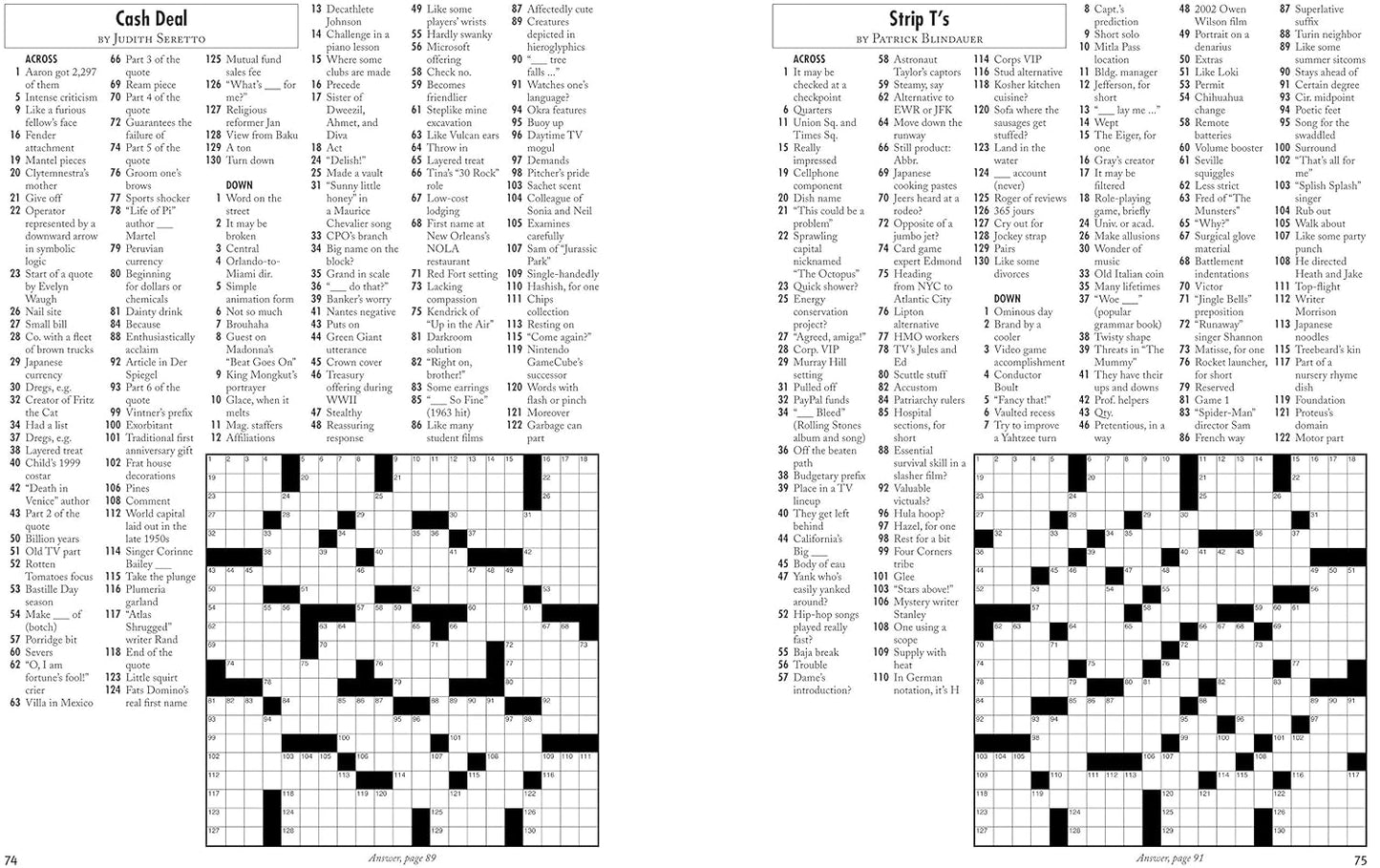 Blue-Chip Sunday Crosswords by The Wall Street Journal