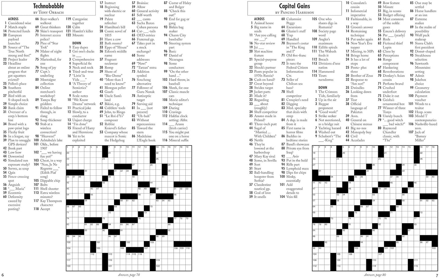 Blue-Chip Sunday Crosswords by The Wall Street Journal