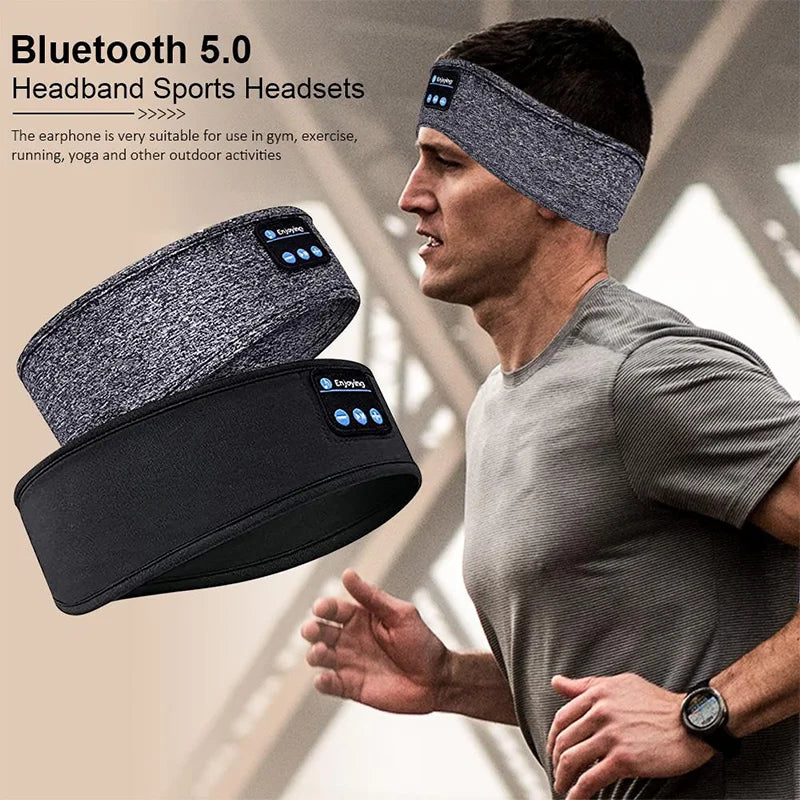 Bluetooth Headband – Wireless Sleep Headphones for Running, Sports & Travel