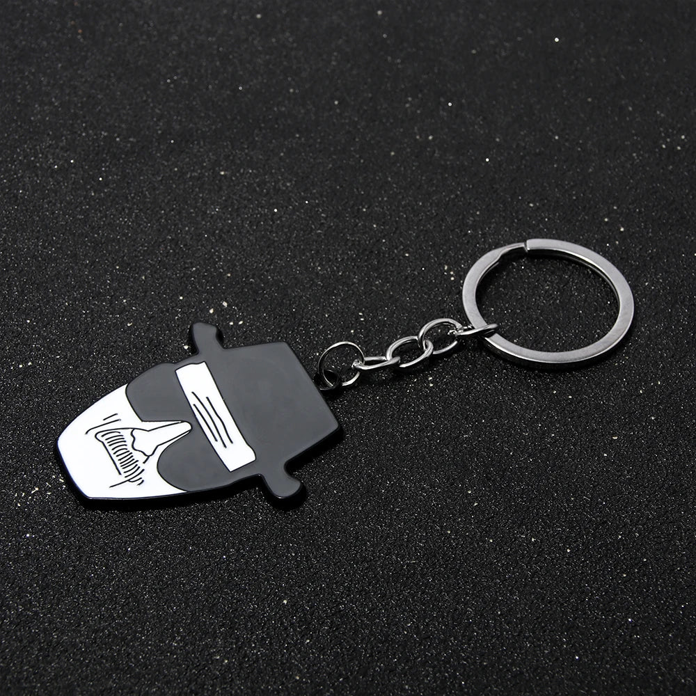 Breaking Bad Keychain Set – Walter White Heisenberg & Logo Metal Keyring | TV Show Backpack Pendant Accessories