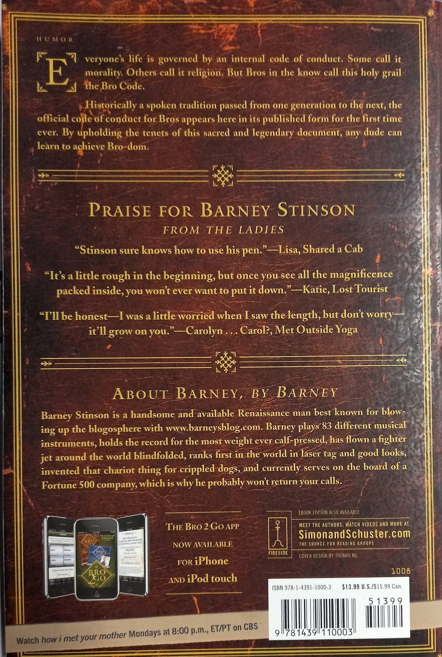The Bro Code by Barney Stinson