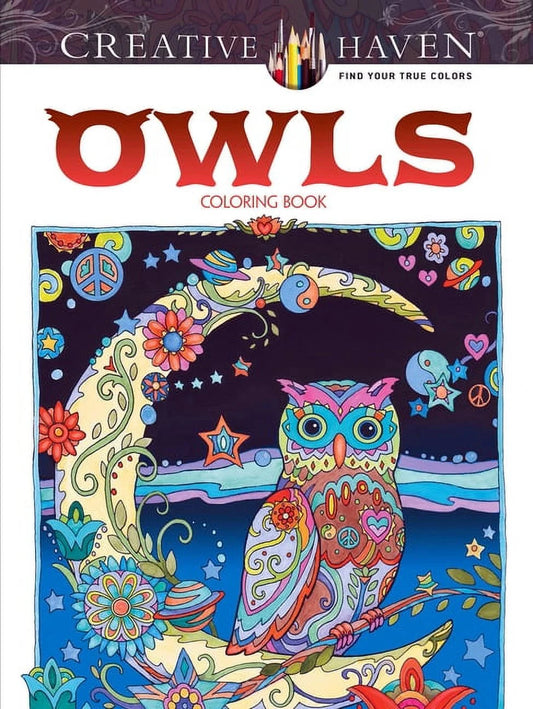 Adult Coloring Books: Animals: Creative Haven Owls Coloring Book (Paperback)