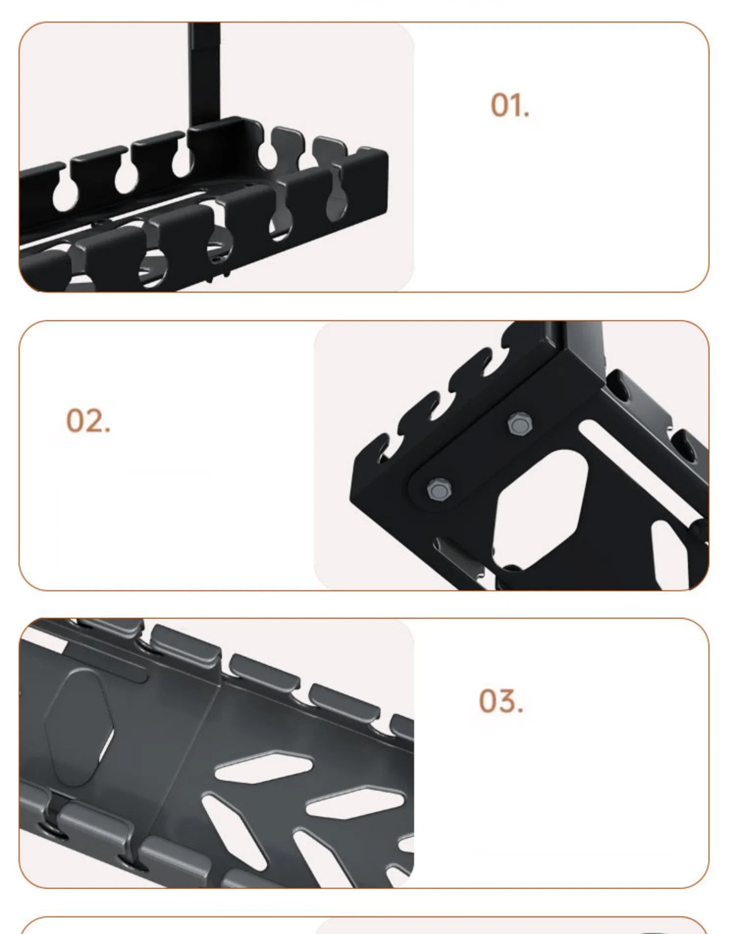 Collapsible metal rack with multiple angles shown on a white background