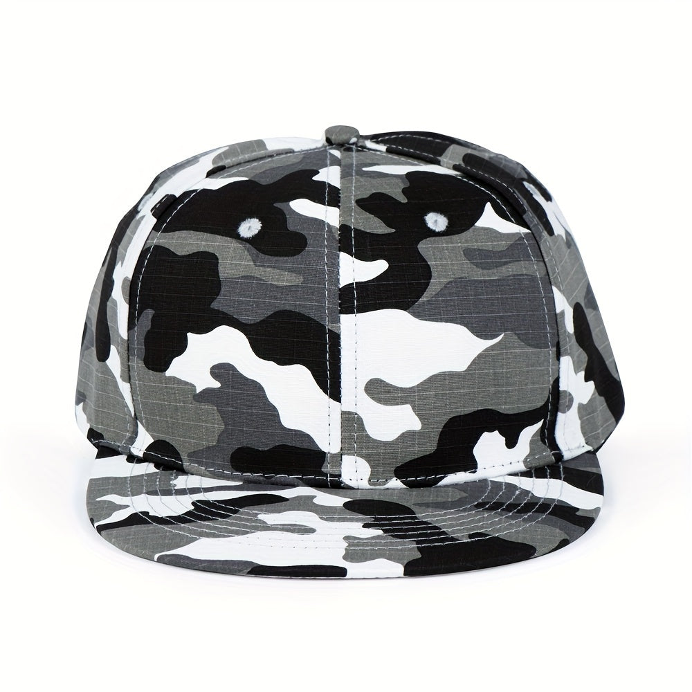 Camouflage Snapback Hat – Urban, Ocean, Army, Jungle, Snow & Python Camo Flat Brim Caps