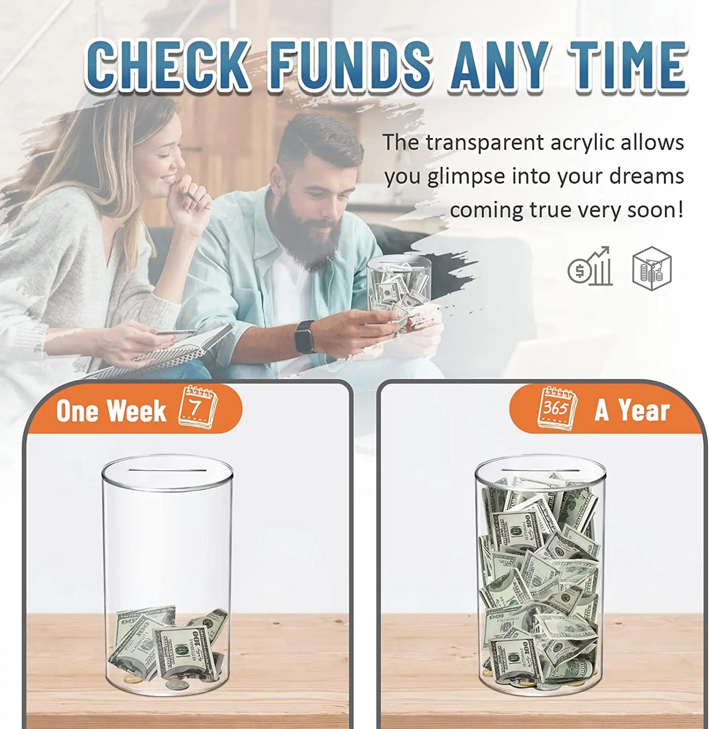 Cash-In & Cash-Out Fun Bust Open Piggy Bank