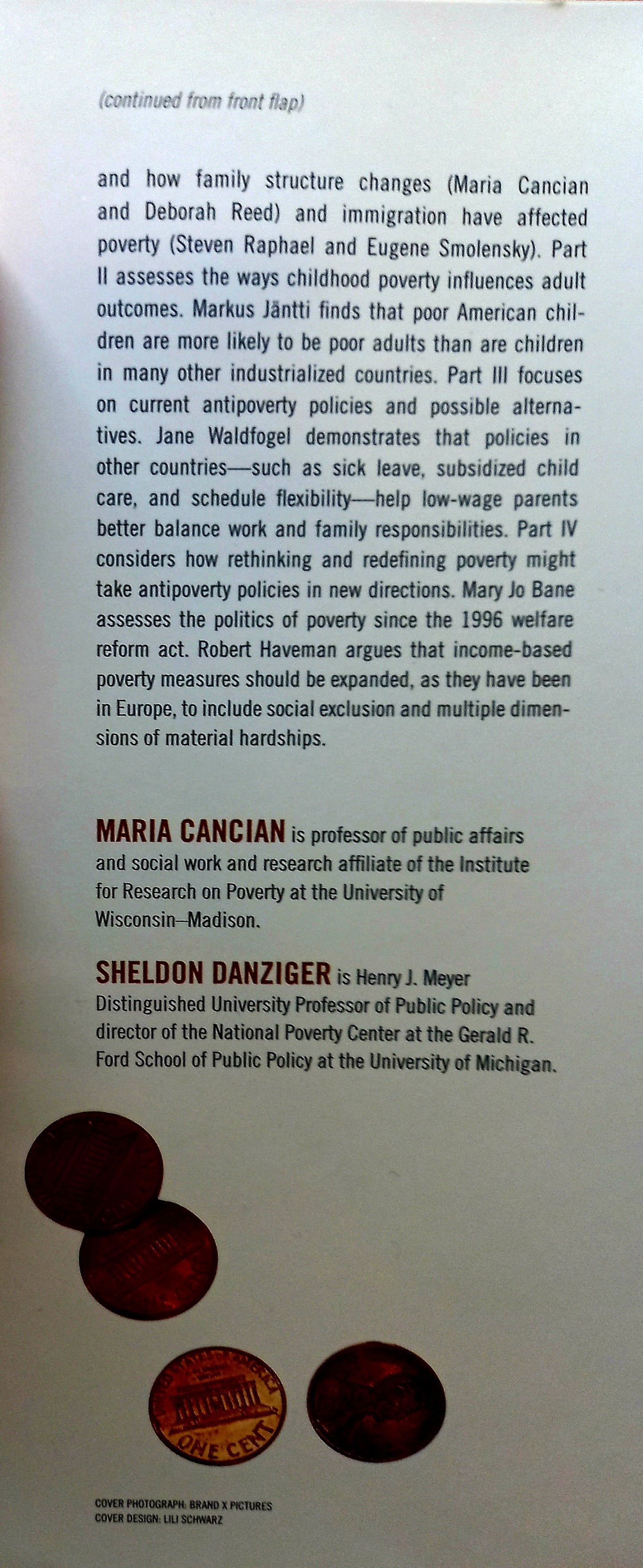 Changing Poverty, Changing Policies by Maria Cancian & Sheldon Danziger