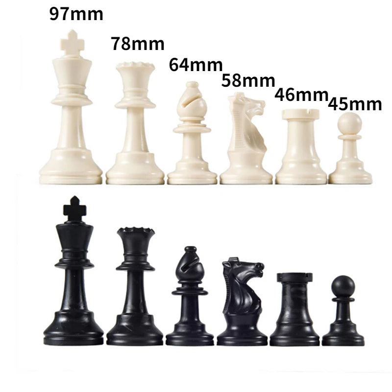 Collector's Medieval Chess & Checkers | Various Board & Resin Piece Size Options