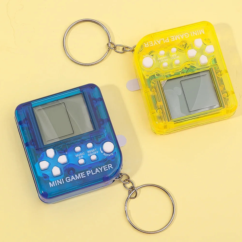 Classic Video Game Keychains (26) Mini Handheld Games on One Super Gaming Keychain