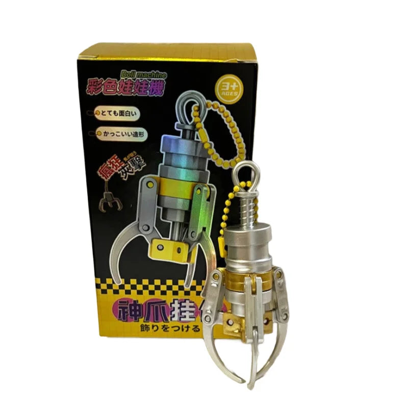 Claw machine grabber keychain arcade-style toy key-chain