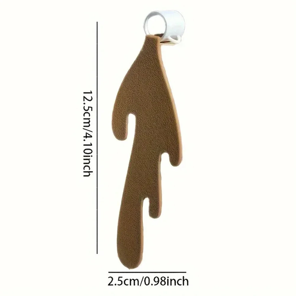 Coffee cup bookmark dimensions over a white background.