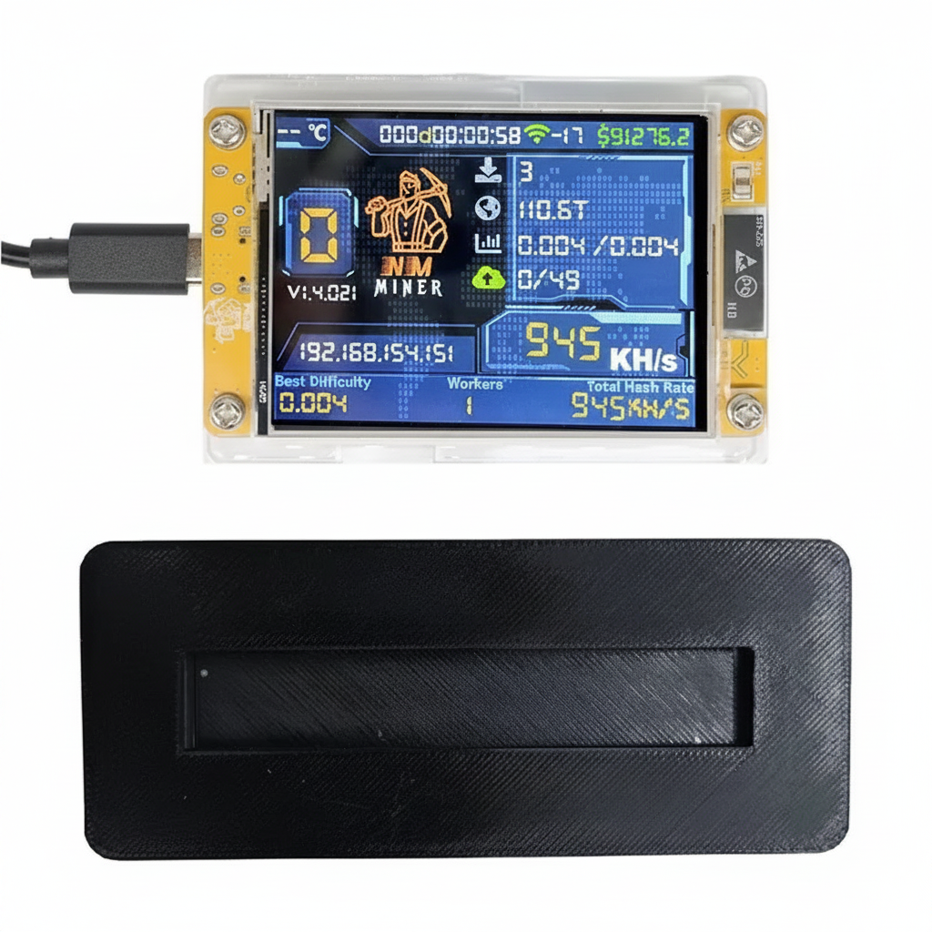 NerdMiner V2 950KH/s | 2.8" Smart Display & Bracket Mining System