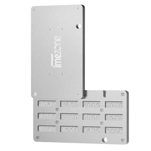 Crypto Cold Wallet Seed Backup Safe Storage displayed showing passcodes.