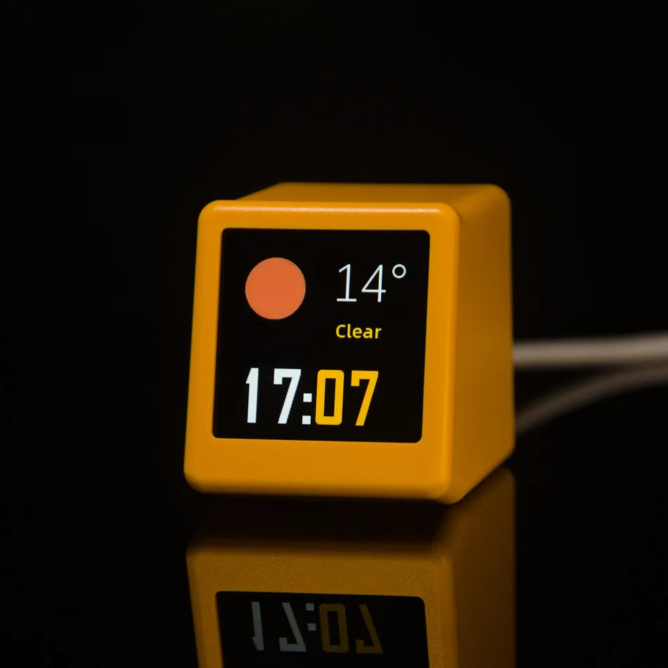 Cryptocurrency Clock – Desktop Bitcoin (BTC), Ethereum (ETH) & Dogecoin (DOGE) Price Tracker + Weather Clock