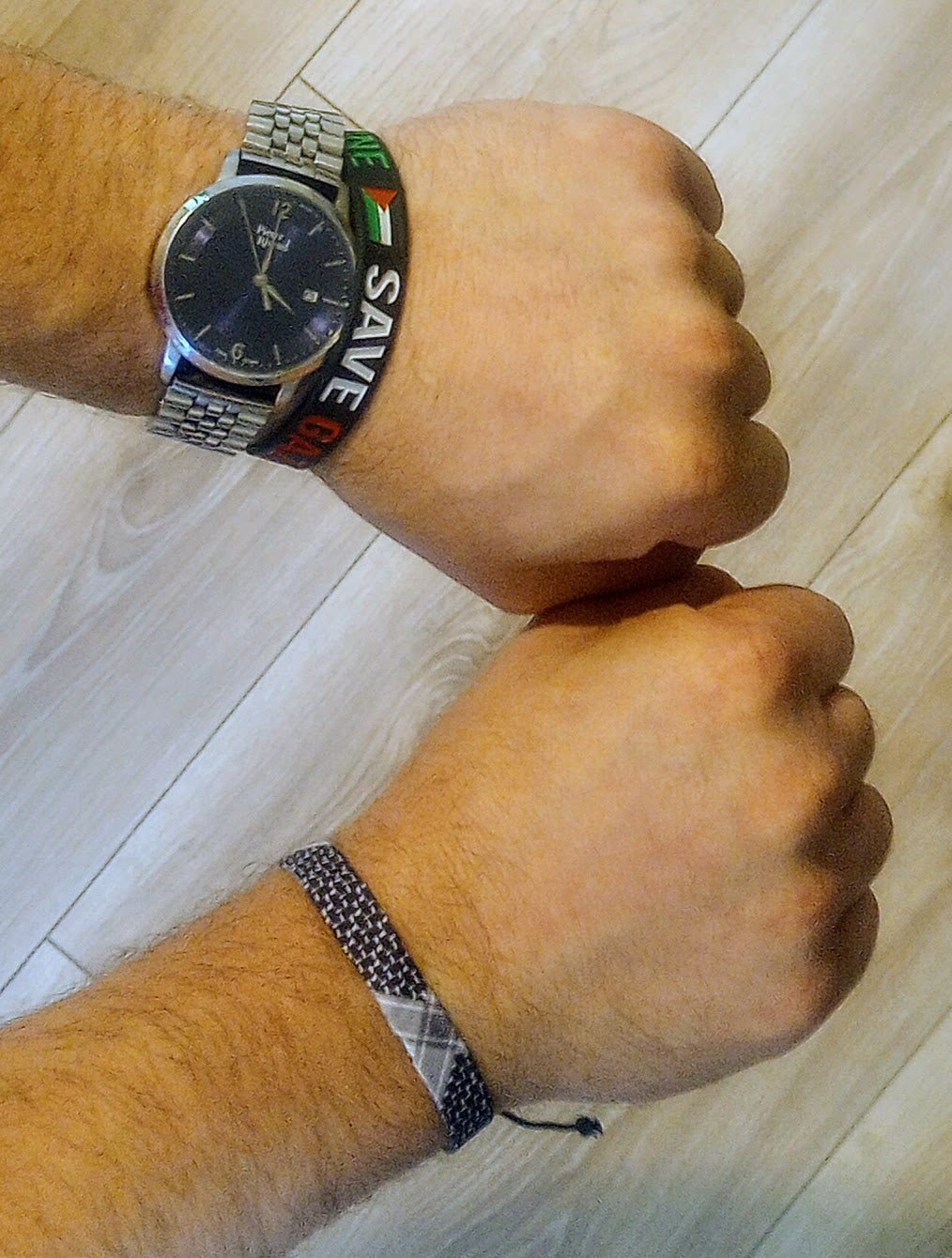 Tatreez Palestinian Keffiyeh Woven Bracelet | Unisex Cotton Cultural Tatriz Design