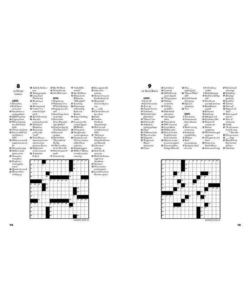 Hard as a Rock Crosswords- Super Hard by Stanley Newman