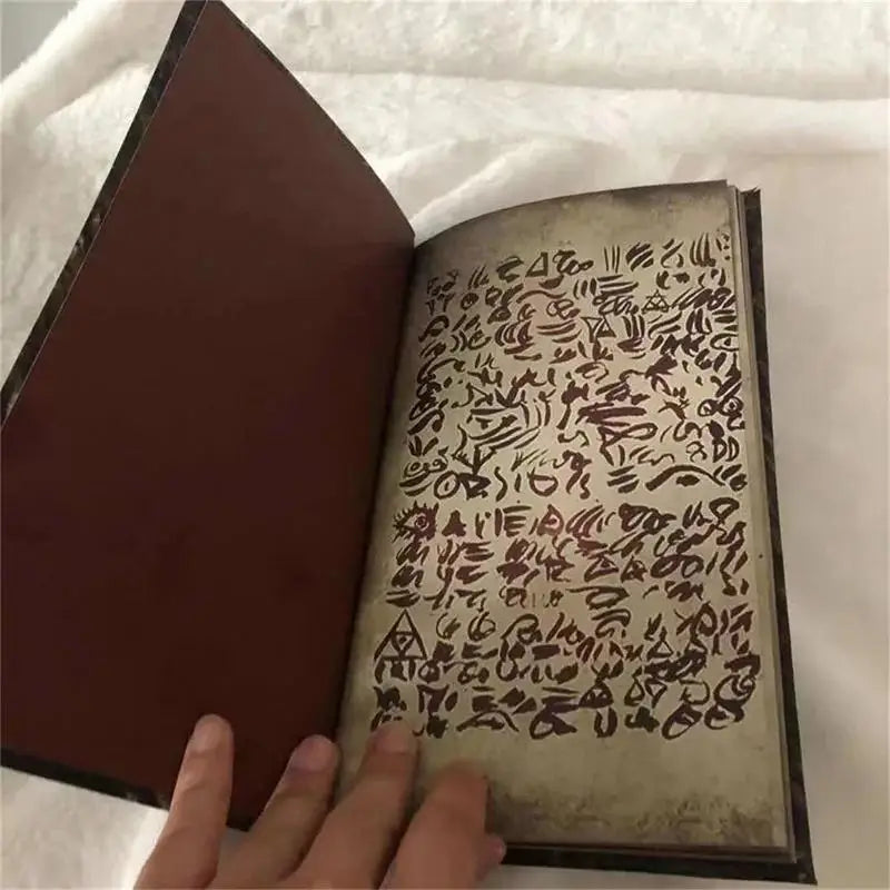 Spooky Book Prop: Dark Magic Summoning Book of Vintage Necronomicon