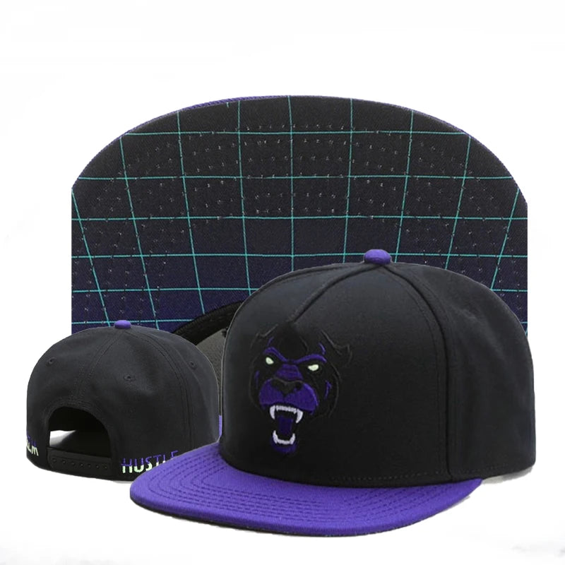 Designer Hood Hats Snapback Collection – Embroidered Streetwear Caps with Printed Brims