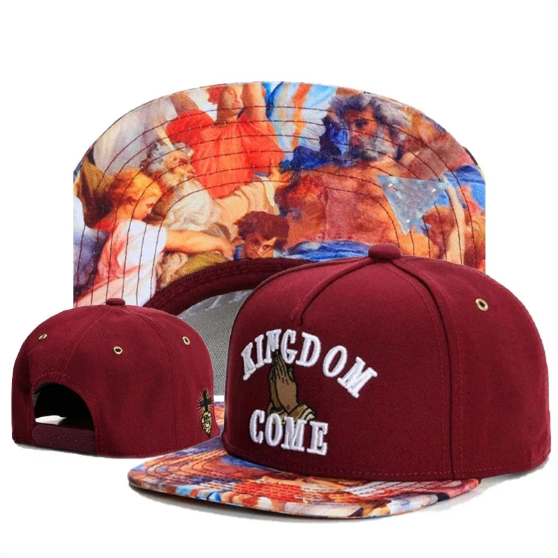 Designer Hood Hats Snapback Collection – Embroidered Streetwear Caps with Printed Brims