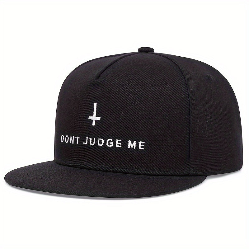 Holy Cross Christian Cap "Don't Judge Me" Savior Snapback | Heavenly Headwear